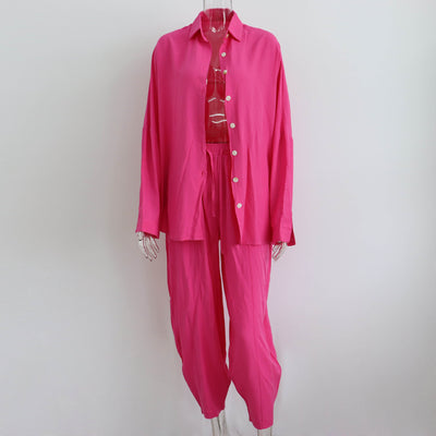 Conjunto Casual Polo Manga Larga y Pantalón Harem - Estilo Europeo Moderno - Image 7
