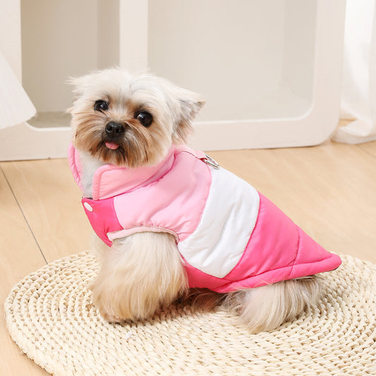 Abrigo de Otoño-Invierno para Perros con Correa Integrada - Image 2