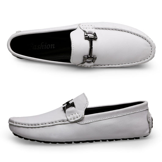 Mocasines de Cuero Genuino para Hombre - Zapatos Casuales de Diseño - Image 17