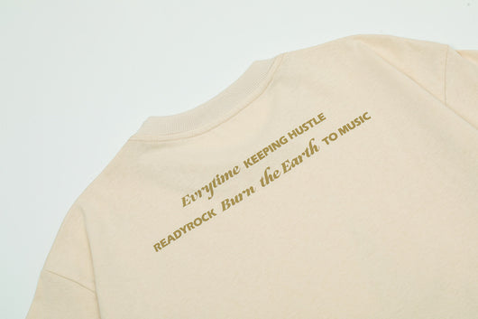 Camiseta Estampada Suelta Unisex de Cuello Redondo - Image 8