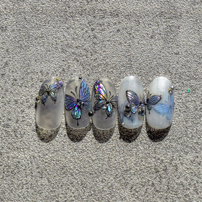 Stickers de Uñas 5D con Mariposas en Relieve - Adhesivos Impermeables y Duraderos - Image 17