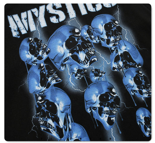 Playera Holgada de Algodón con Estampado de Calavera para Hombre - Image 14