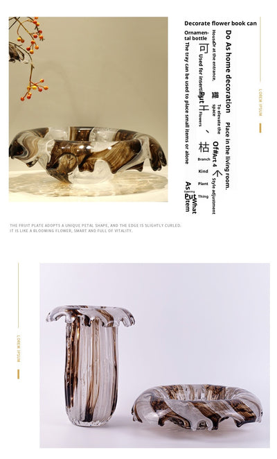 Jarrón de Cristal Fluido Lujo Italiano - Diseño Contemporáneo - Image 9