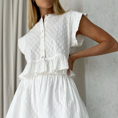 Conjunto de Verano Jacquard: Camisa y Shorts de Manga Corta - Image 3