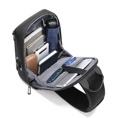 Bolsa Mensajera Nylon Convertible de Un Hombro para Trabajo y Viaje - Image 10
