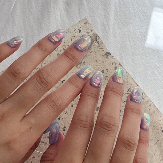 Esmalte de Uñas Aurora Veraniega con Efecto Degradado Fluido - Image 5