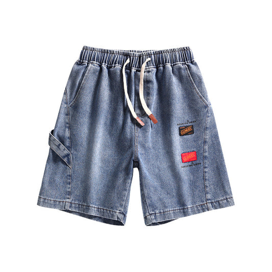 Pantalones Casuales Slim Fit de Cinco Puntos para Hombre