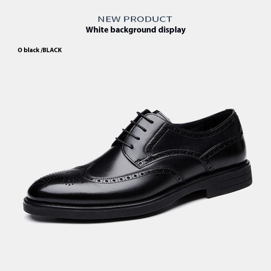 Zapatos de Cuero Grabado Oxford para Hombre - Calzado Formal Ejecutivo - Image 16