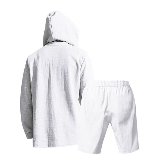 Traje de Lino Hombre Suelto y Transpirable - Image 21