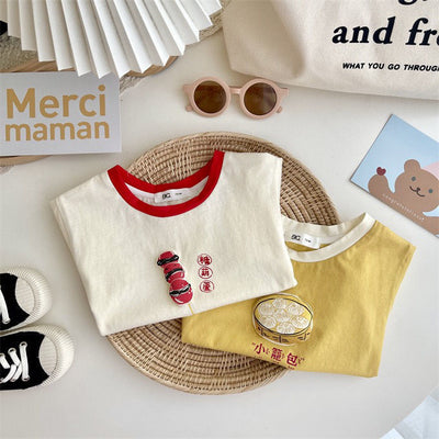 Playera Casual de Niña Manga Corta Cuello Redondo - Versátil para Verano - Image 11