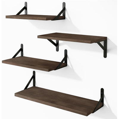 Repisa de Pared en Madera Maciza - Estante Flotante Moderno - Image 17
