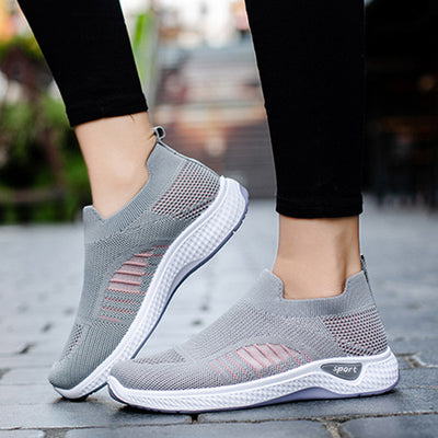Zapatos Casuales Tejidos Transpirables con Suela Suave para Mujer - Image 15