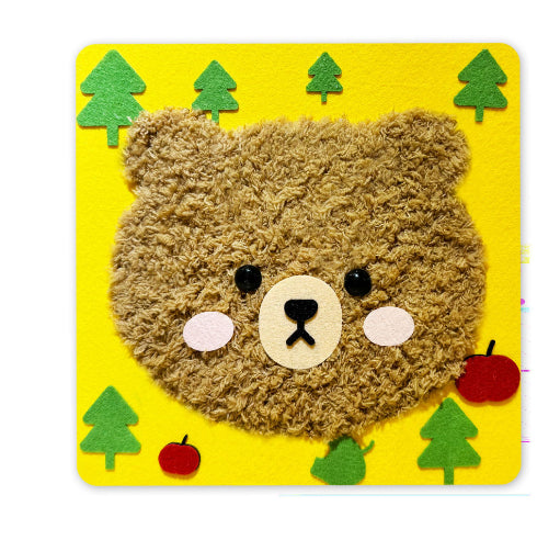 Kit de Bordado Infantil con Animales de Dibujos Animados - Juguete Educativo DIY para Jardín - Image 17