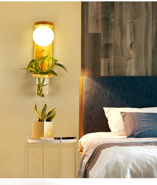 Lámpara de Pared en Madera para Dormitorio y Mesita de Noche - Image 26