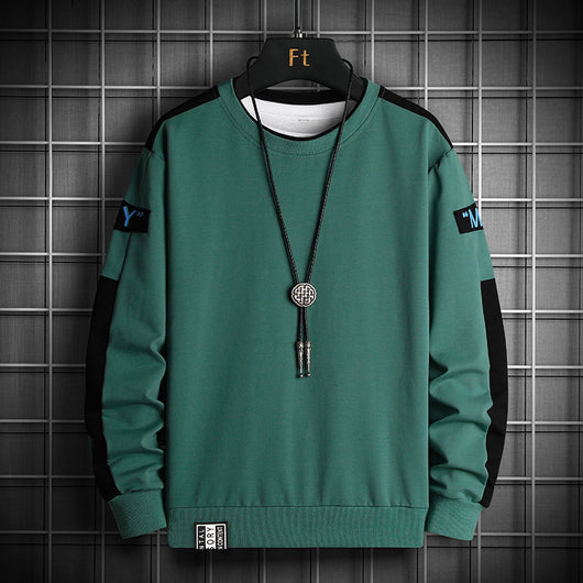 Suéter Holgado para Hombre - Camiseta Larga Otoño - Image 3