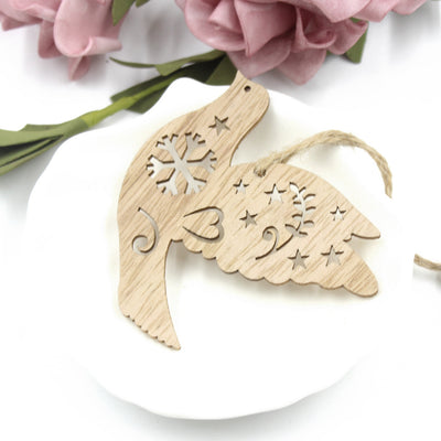 Dije de Madera Calado con Pájaros del Amor - Image 14