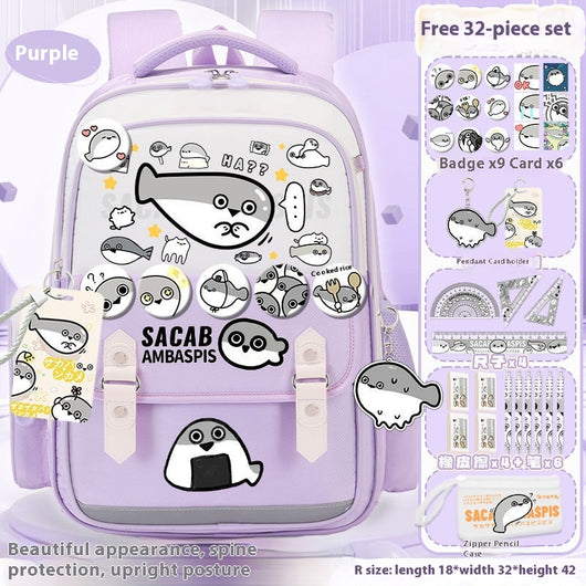 Mochila Escolar Ergonómica Turtle - Gran Capacidad y Alivio de Carga - Image 20
