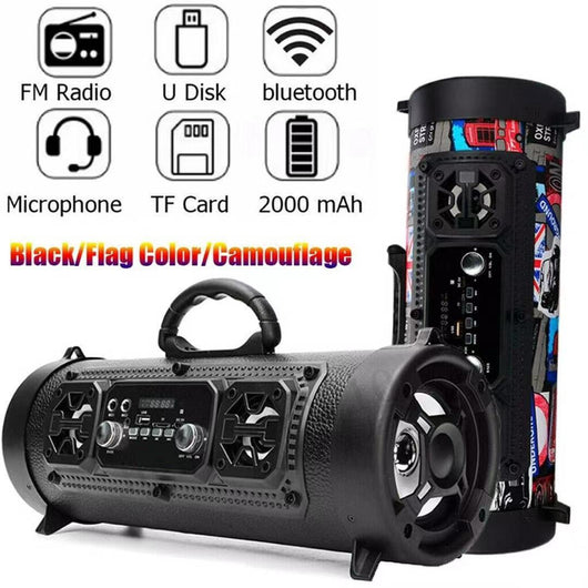Parlante Bluetooth Inalámbrico para Auto con Subwoofer Inteligente