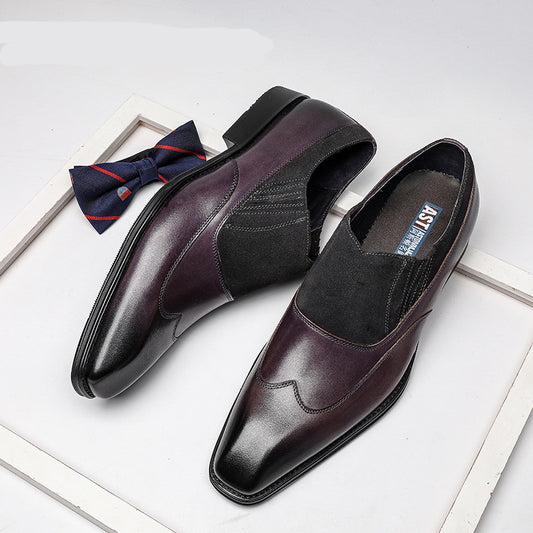 Zapatos de Cuero para Hombre Elegancia Ejecutiva Punta Fina