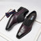 Zapatos de Cuero para Hombre Elegancia Ejecutiva Punta Fina