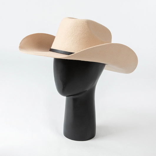 Sombrero Vaquero de Ala Ancha con Hebilla y Lana Pura - Image 52