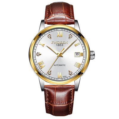 Reloj Automático de Acero Inoxidable Estilo Cinturón Ejecutivo Impermeable con Luminiscencia - Image 18