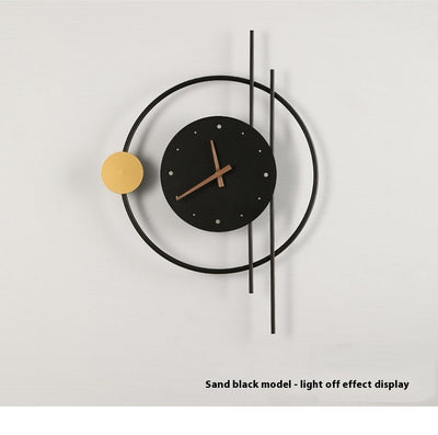Lámpara Reloj de Pared Moderno con Función Horaria - Image 7