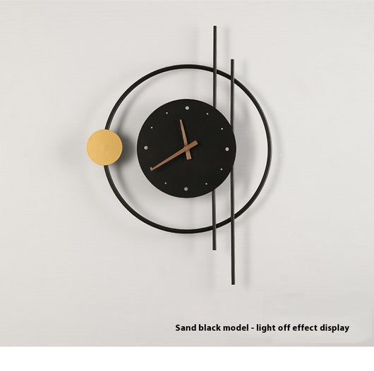 Lámpara Reloj de Pared Moderno con Función Horaria - Image 7
