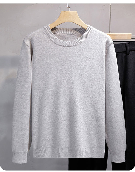 Suéter Holgado Oversized Cuello Redondo para Hombre - Image 35