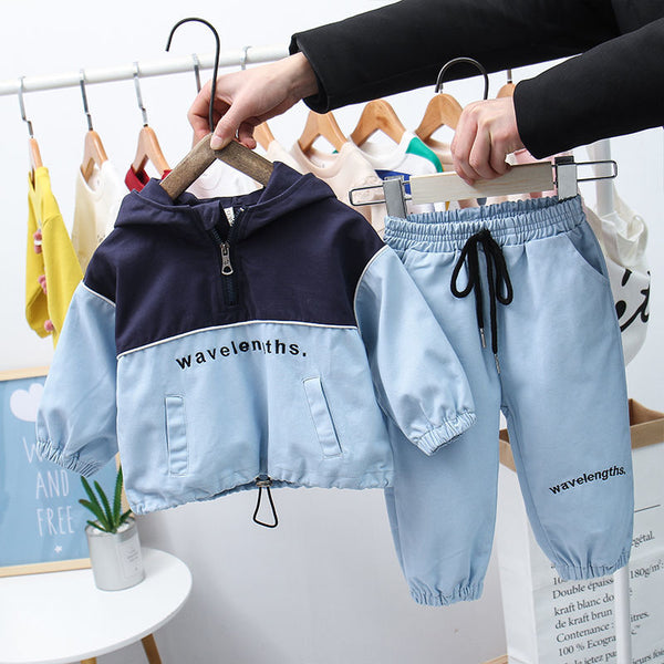 Conjunto de Dos Piezas Manga Larga Otoño Niña Casual Cómodo