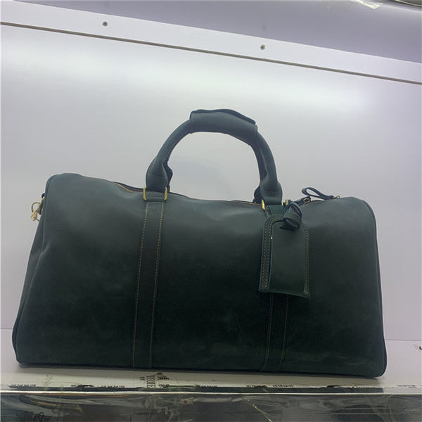 Bolsa de Viaje Estilo Retro Europeo y Americano en Cuero Genuino - Image 4