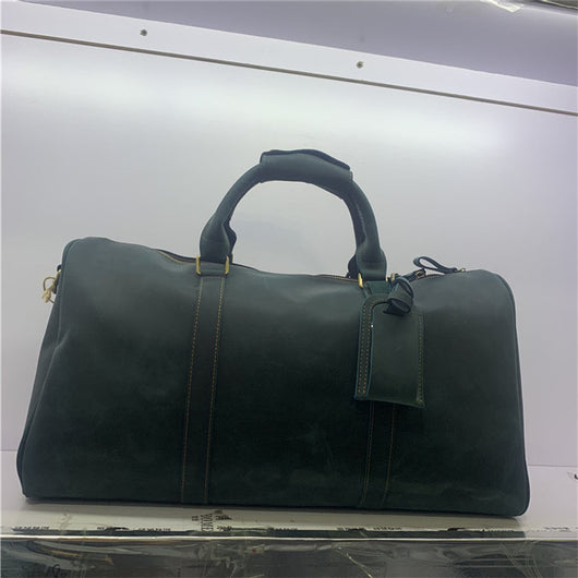 Bolsa de Viaje Estilo Retro Europeo y Americano en Cuero Genuino - Image 4