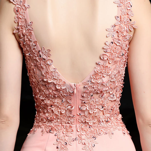 Vestido de Novia Largo con Apliques y Pedrería - Image 18