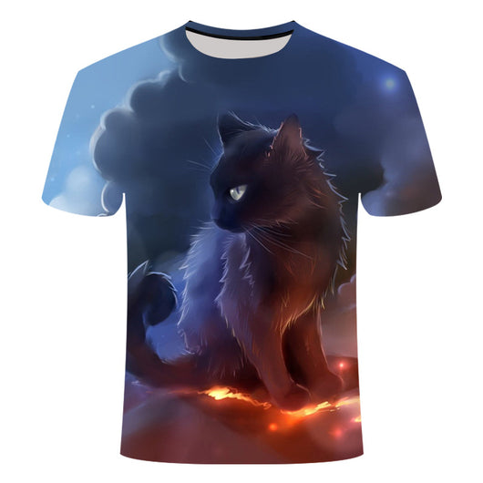 Camiseta 3D Estampado Gatos Adorables para Hombre y Mujer - Image 12