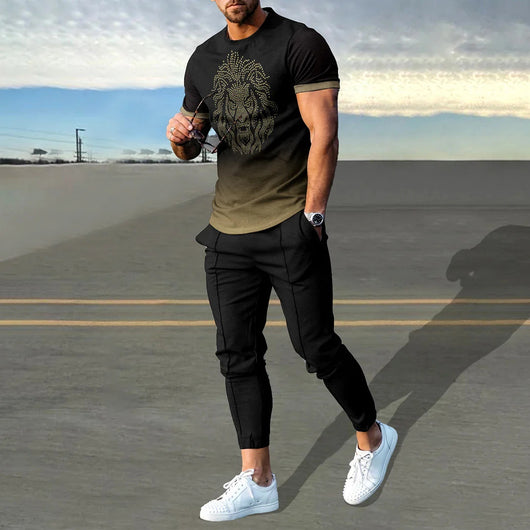 Playera Hombre Algodón Estampada Manga Corta Cuello Redondo - Image 34