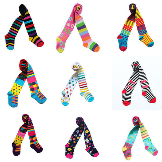 Medias Escolares de Contraste de Colores para Niñas - Algodón Premium - Image 22