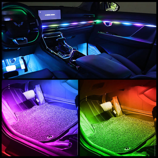 Luz Ambiental LED para Interior de Auto con Control de Color - Image 25