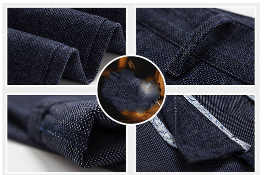Pantalones Casuales de Algodón y Lino para Hombre - Estilo Business Otoño - Image 16