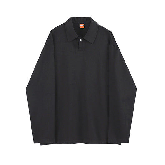 Camisa Básica Masculina de Cuello Solapa y Manga Larga - Image 15