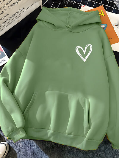 Sudadera con Capucha Estampado 3D Planeta Love - Diseño de Pareja Unisex - Image 9