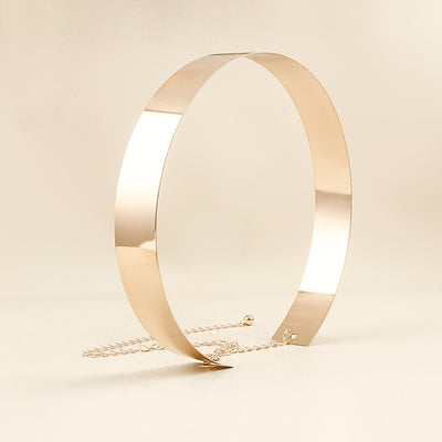 Cinturón Metálico con Lentejuelas y Espejo - Accesorio de Moda Exagerado - Image 13