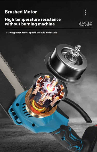 Motosierra Eléctrica Recargable 6 Pulgadas con Batería de Litio - Image 15