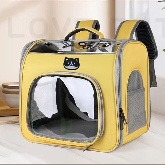 Mochila Transportadora Transparente para Mascotas - Diseño Respirable y Espacioso - Image 13