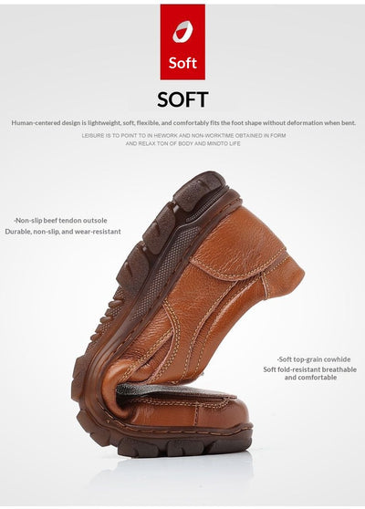 Zapatos de Cuero para Hombre con Suela de Tendón - Image 11