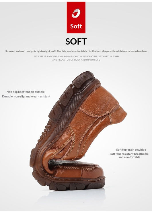Zapatos de Cuero para Hombre con Suela de Tendón - Image 11