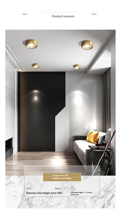 Downlight LED Empotrado de Cobre Ultrafino - Foco de Techo Moderno - Image 24