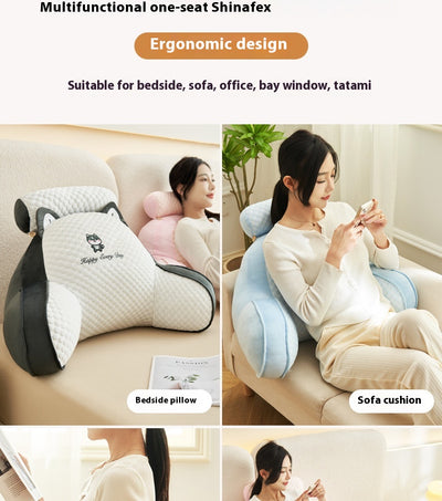 Almohada de Apoyo Lumbar Grande con Relleno Suave - Image 47