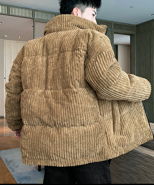 Chaqueta Gruesa Acolchada de Pana para Hombre - Image 11
