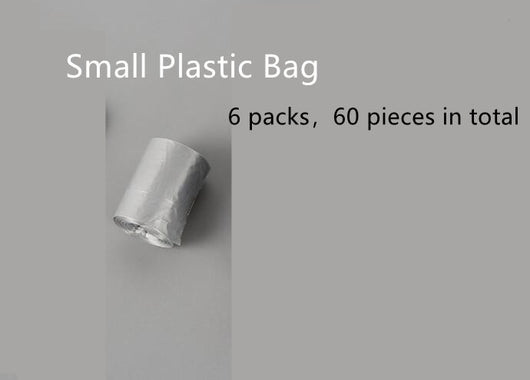 Blue and black foldable pet poop bag dispenser with an integrated scoop, ideal for travel and outdoor use. - Image 8