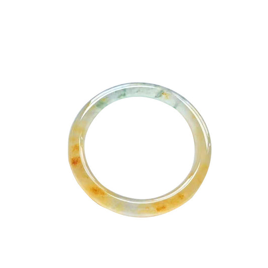 Pulsera de Jade Natural Translúcido Estilo Hielo - Diseño Redondo - Image 2